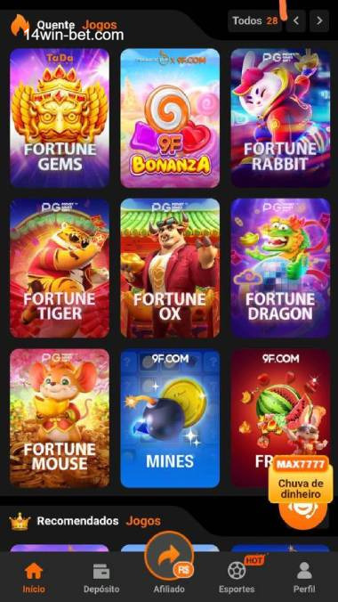Aplicativo móvel 14WIN para iOS e Android